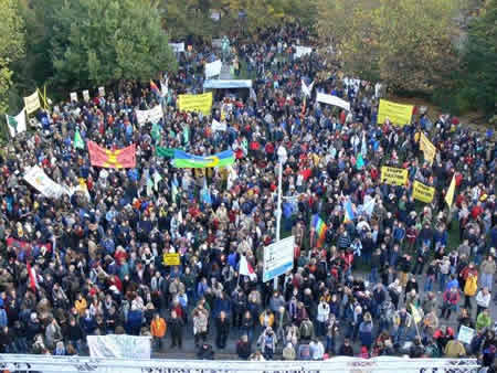 Allemagne, Basse-Saxe : 7000 personnes contre le nucléaire 131585-2