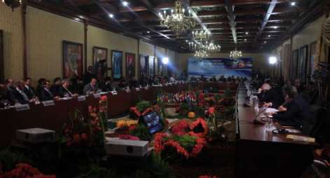 Réunion du Comité pro-Palestine, Caracas, Ministère des Affaires Étrangères, 17-18 avril 2013.