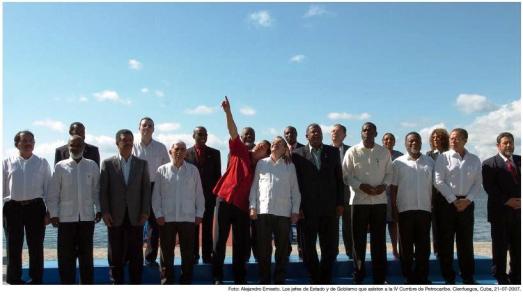 Sommet de Petrocaribe à Cienfuegos, Cuba, 2007.