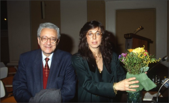 pino rauti e la figlia isabella