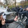 10 000 militaires et policiers manifestent dans la rue à Bruxelles