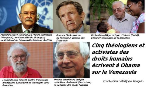 Cinq théologiens et activistes écrivent à Obama sur le Venezuela