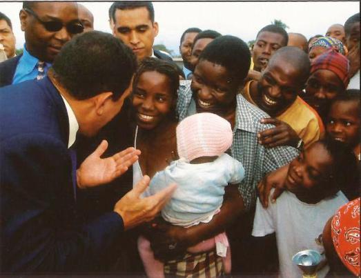 En visite officielle au Mozambique.